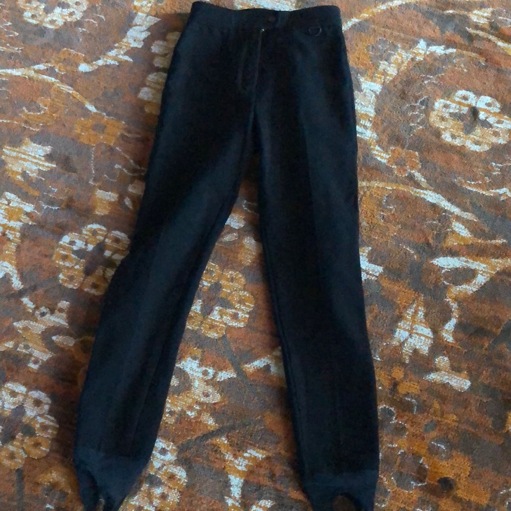 Black ski pants